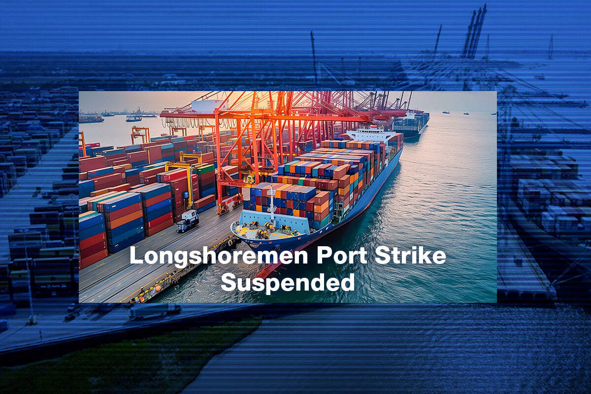 Longshoremen Strike Suspended - Supply Chain Disruptions Still Loom