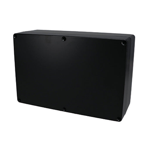 BUD Industries AN-1304-AB IP68 Aluminum Enclosure – 4.53 X 3.54 X 2.17 Inch, Black, Rugged Die-Cast With Screws